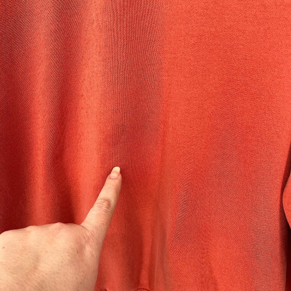 Saratoga NY crewneck pullover sweatshirt equestrian horse orange aesthetic top M - Picture 2 of 9